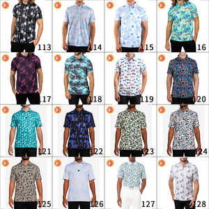 Logo à la mode marque impression par sublimation à motifs hommes courts sport Golf hommes grands et grands polos Logo personnalisé - Product Image 6