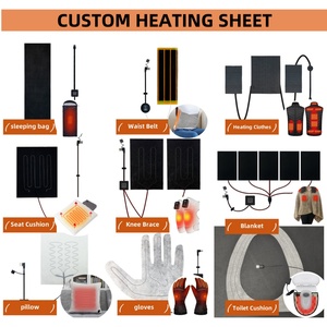 Bán buôn biểu tượng tùy chỉnh có thể giặt 3 nhiệt độ thiết lập da lộn lông cừu nước nóng ghế đệm với tựa lưng - Product Image 5