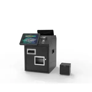 10inch ecocash tiền gửi ghi chú và tiền xu tiền mặt đăng ký tiền mặt tiền gửi và rút kiosk máy