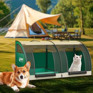 Universal <span class=keywords><strong>PVC</strong></span> Autos itz käfig Four Seasons Semi-Enclosed und Breath able Mesh Solid Pattern Haustier bett für Katzen und Hunde - Product Image 1