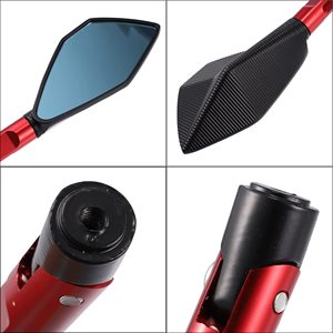 Espejo Retrovisor Lateral Rojo Penta para Motocicleta para Visibilidad Trasera - Product Image 5