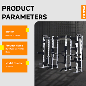 Spor kulübü antreman Fitness ekipmanları REP çok fonksiyonlu raf için yüksek performanslı ticari çok fonksiyonlu raf - Product Image 2