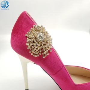 Moda argento decorativo nappa strass <span class=keywords><strong>scarpe</strong></span> spille accessori stringa <span class=keywords><strong>per</strong></span> le donne <span class=keywords><strong>scarpe</strong></span> da stivale - Product Image 5