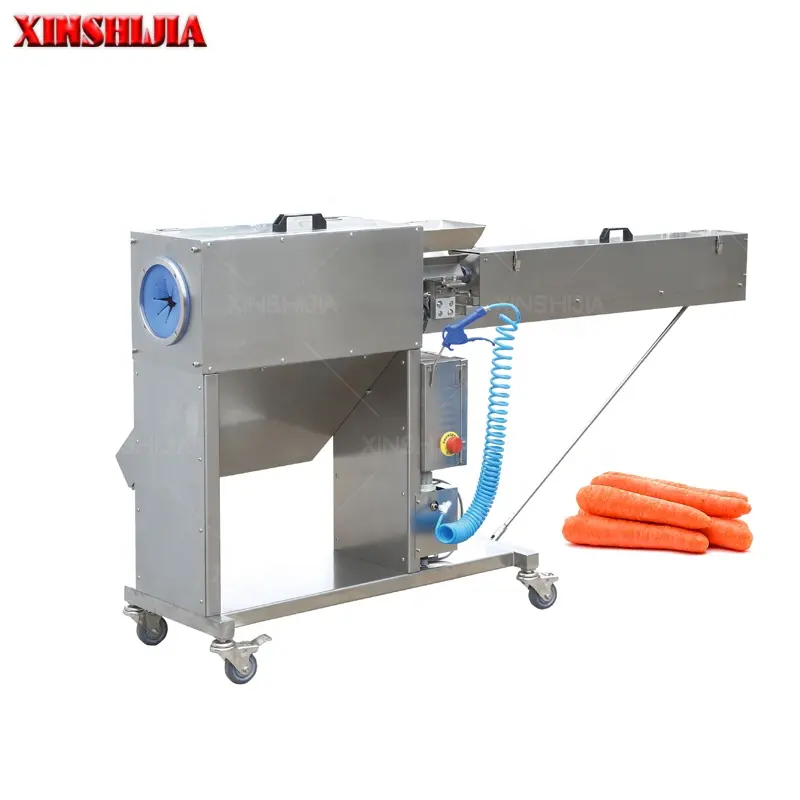 New Technology automatic high capacity blade type carrot radish skin remover