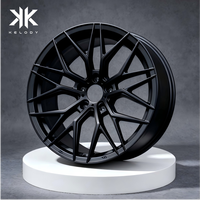 Jantes forgées concaves en maille Y 18 19 20 21 22 pouces, jantes en alliage noir mat 5x114.3 5x112 5x120