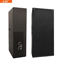 XINMING PS215 Enceinte PA professionnelle passive 2 voies double 15 pouces 1000W/1200W, enceinte en MDF/bois contrecollé, finition mate, pour scène, concert, spectacle