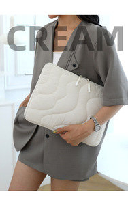 Máy Tính Xách Tay Tay Áo Túi Bông Thêu Giọt Nước Mô Hình Ipda Lót Đơn Giản 13 13.3 14 Inch Xách Tay Không Thấm Nước Máy Tính - Product Image 3