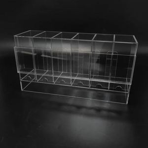 Support d'affichage en acrylique à 6 emplacements pour boosters de cartes TCG, pour collectionneurs de cartes Pokémon, produits promotionnels pour événements, support en plastique transparent - Product Image 2