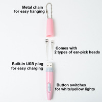 Oreille Oreille Décapant Nettoyeur Soins de Santé de Bébé A MENÉ LA torche DE Lampe-Torche pour Les Tout-petits Adultes