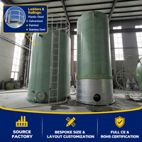 Réservoir de stockage personnalisable résistant à la corrosion acide, capacité de 3000 L, pour liquides corrosifs