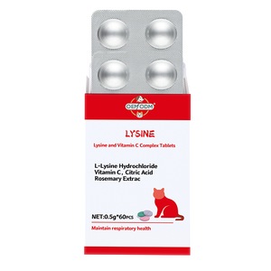 Suplementos para Gatos y Gatitos en Tabletas con Lisina Orgánica Sin Granos, Complejo de Vitamina C, Absorción Rápida, Antiviral, Refuerzo Inmunológico, OEM/ODM - Product Image 3