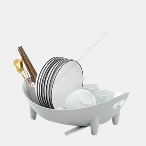 Escurridor de Platos y Cubiertos de Plástico DS2111 para Encimera, Soporte para Platos y Tazas, Venta al por Mayor - Product Image 5