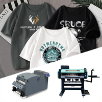 Dooyion New A2 A3 Heat Transfer Pet Film Dtf Printer 60cm untuk Pencetakan Kaos Dengan Dua Printhead I3200 atau 4720