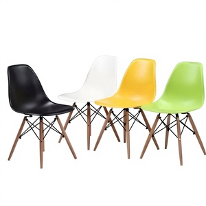 Contemporary Accent <b>Chair</b> with Wooden Legs Stylish <b>Dining</b> Seating for Hospitality Use - Product Image 1