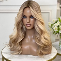 Meilleur Topper Européen Base en Soie Brun Bayalage Remplacement de Cheveux Postiche Toupet Cuticule Aligné Cheveux Humains Femmes Toppers