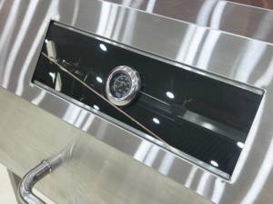 Barbecue portable en acier inoxydable de 1500 mm pour l'extérieur avec rôtissoire pour rôtir un cochon entier jusqu'à 60 <span class=keywords><strong>kg</strong></span>, agneau, broche, gaz et charbon de bois - Product Image 4