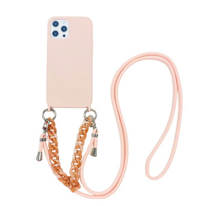 <span class=keywords><strong>Cordon</strong></span> de Sangle Bandoulière Chaîne Marbrée <span class=keywords><strong>Coque</strong></span> en Silicone Souple Antichoc Étanche pour Téléphone Portable - Product Image 5