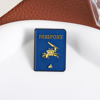 Broches et badges de revers personnalisés en émail sur le thème du jeu de survie d'escalade coopérative multijoueur, avec motifs de personnages de jeu et passeports, bijoux cadeaux