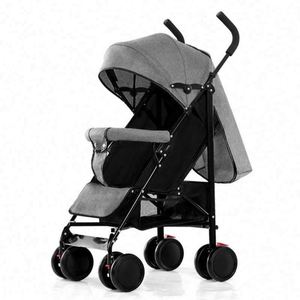 Lightweight <b>Foldable</b> Stainless Steel Umbrella <b>Bench</b> Stroller Reclining Seat All-Season Portable Baby 0-3 Years Warranty Included - Product Image 1