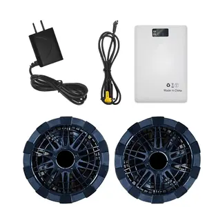 Veste de refroidissement pour ventilateur portable, 12V, batterie rechargeable, 5000mah, vêtements de travail, <span class=keywords><strong>climatiseur</strong></span> - Product Image 1