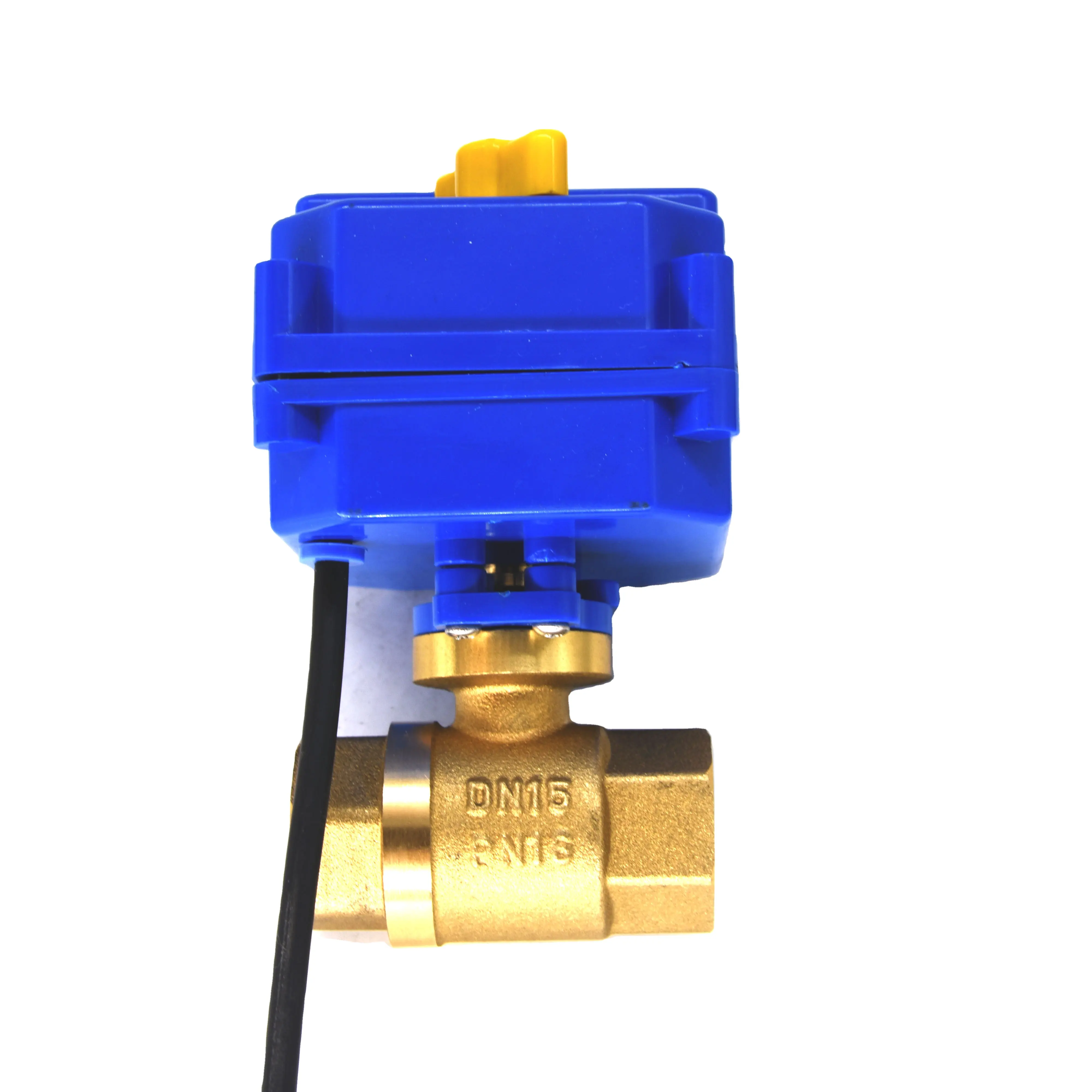 Factory direct sale domestic valves DN15 brass body Manual electric integrated water valve
