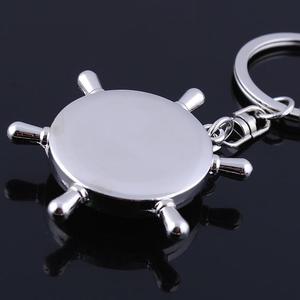 Llaveros de estrella de timón de navegación creativa, Abrebotellas multifunción, llavero con brújula, llaveros de Metal de aleación de Zinc personalizados - Product Image 2