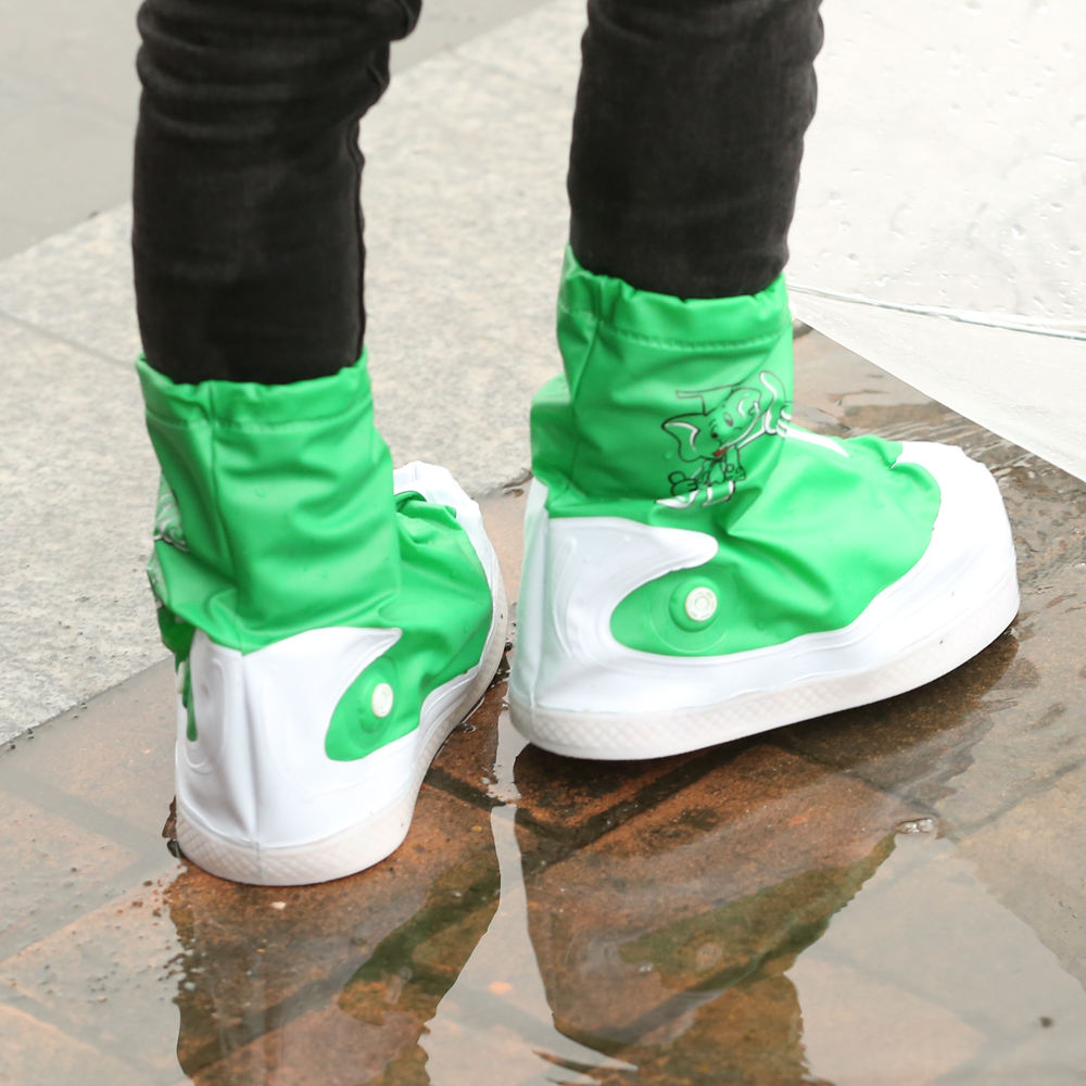 Waterproof Cute Rain Shoe Protective Anti-slip Pvc Boot Cover for Children