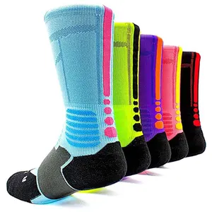 REMOULD Men Women Custom Made Logo Athletic Socks Cotton Unisex Thick Basketball Sports Tennis Running Socks With Custom Logo