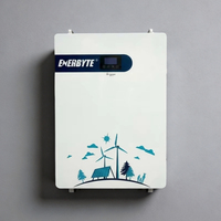 Batterie murale 10 kW, batterie au lithium 51,2 V 400 Ah pour système d'énergie solaire domestique, usine chinoise