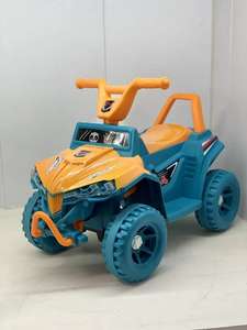 Mainan mobil Off-Road anak-anak, kereta pantai elektrik Anti guling, mobil mainan empat roda baterai dapat diisi ulang plastik <span class=keywords><strong>2</strong></span>-4 tahun uniseks - Product Image 4