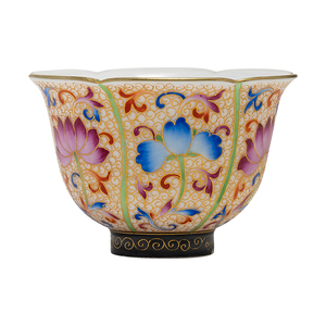 Juego de té <span class=keywords><strong>Zhong</strong></span> Jia Yao Jingdezhen Kung <span class=keywords><strong>Fu</strong></span>, diseño moderno, taza de degustación de té de cerámica, taza maestra Personal de esmalte Cloisonne, tamaño pequeño - Product Image 1