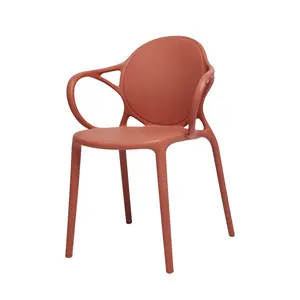 Good Quality Home plastic Furniture Plastic Dining Chairs Factory China Dining Room PP Modern chair