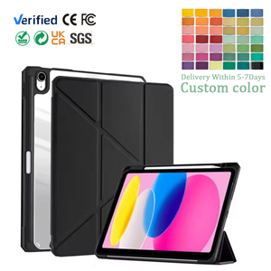 Coques de tablette multi-angles en acrylique transparent avec fente pour stylet pour iPad <span class=keywords><strong>Air</strong></span>/<span class=keywords><strong>Pro</strong></span> 11ème génération, étui de protection - Product Image 1