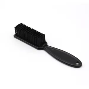 Wholesale High Quality Black Plastic Cleaning Brush Clipper Beard Brush Comb For Salon