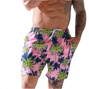 Shorts de bain décontractés personnalisés avec impression graphique, cordon de serrage, poches en maille, longueur genou, imperméables et à séchage rapide – Nouveauté ! - Product Image 3