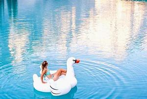 Flotador Inflable <span class=keywords><strong>en</strong></span> Forma de <span class=keywords><strong>Cisne</strong></span>, Color Blanco, de Vinilo/PVC, Capacidad <100kg, para Piscina o <span class=keywords><strong>Lago</strong></span>, Venta Caliente de Fábrica Waterhan - Product Image 6