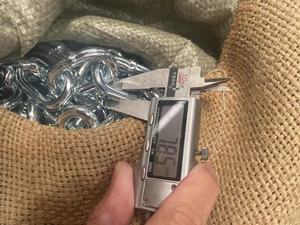 โซ่เชื่อมแบบลิงค์สแตนเลสเคลือบสังกะสีขนาด 5 มม. มาตรฐาน DIN766 - Product Image 3