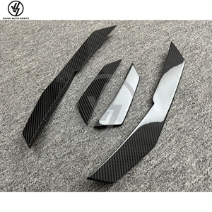 Kit carrosserie en fibre de carbone sèche de style performance, canards de pare-chocs avant pour Audi R8 2016-2018 - Product Image 2