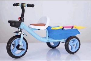 Das neueste dreirad für kinder <span class=keywords><strong>3</strong></span> räder für drinnen und draußen dreirad für kinder mit drückleiste baby dreirad kinder dreirad fahren auf autos spielzeug - Product Image 4