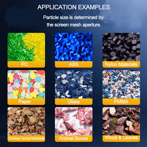 Máy nghiền nhựa công suất lớn 7.5HP dùng cho PE/PP/PVC/PET/ABS - Máy nghiền vụn chất thải công nghiệp có chứng nhận CE - Product Image 4