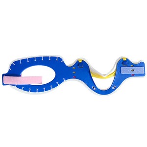 <b>Adjustable</b> Cervical Neck Brace Support For Postoperative Fixation Adult And Children Sizes Blue With Pink <b>Strap</b> - Product Image 1