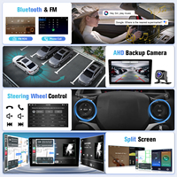 Radios de coche originales de fábrica, reproductor de MP3 Bt con función de llamada telefónica, cámara de configuración de EQ FM RDS para Toyota RAV4 2013-2018
