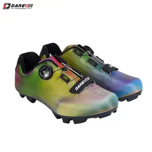 Darevie Mtb dağ bisikleti ayakkabı Cleats bisiklet Mtb bisiklet ayakkabıları geniş ayak Mtb ayakkabı