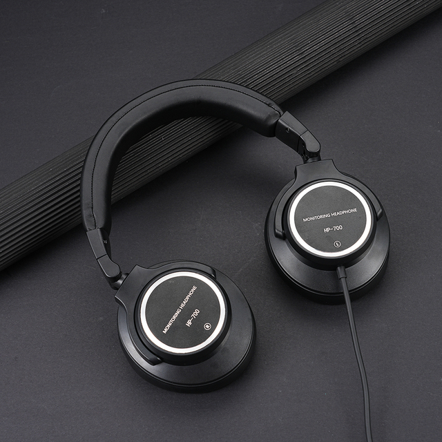 In Stock Durable Foldable  Metal Headband  Music Professional Recording Studio Monitoring DJ Headphones