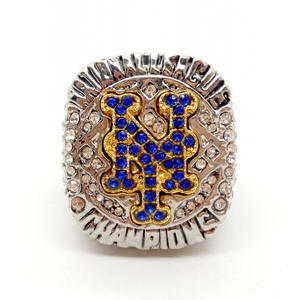 2015 <b>New</b> <b>York</b> Mets Championship Ring Zinc Alloy Platinum Plated Heart Shape Crystal Rhinestone Set Men's Souvenir Wedding - Product Image 1
