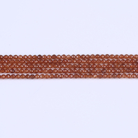 Perles de pierre naturelle facettées de 3 mm pour la fabrication de bijoux