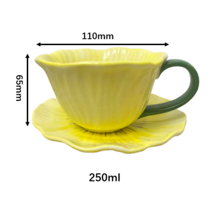 Taza de Cerámica Personalizada de Fábrica con Plato, Se Pueden Personalizar Diferentes Formas, Colores y Logotipos para Regalos, Bodas o Ventas en Línea - Product Image 5