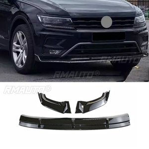 Front Bumper Lip Chin Tuning Accessories <b>Splitter</b> Body Kit Spoiler Deflector for Volkswagen Tiguan MK2 2017-2020 - Product Image 1