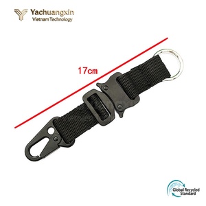 Porta Llaves Ajustable con Hebilla y Mosquetón para Accesorios de Bolsa, Uso Táctico y EDC al Aire Libre - Product Image 6