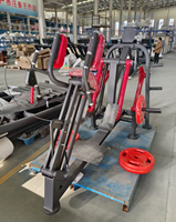 Nouvelle conception d'équipement de gymnastique commerciale plate-forme de formation des jambes Machine de poussée de la hanche chargée